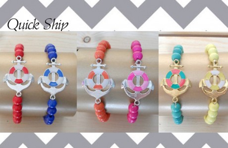 Chic Anchor Bracelets - Quick Ship!!